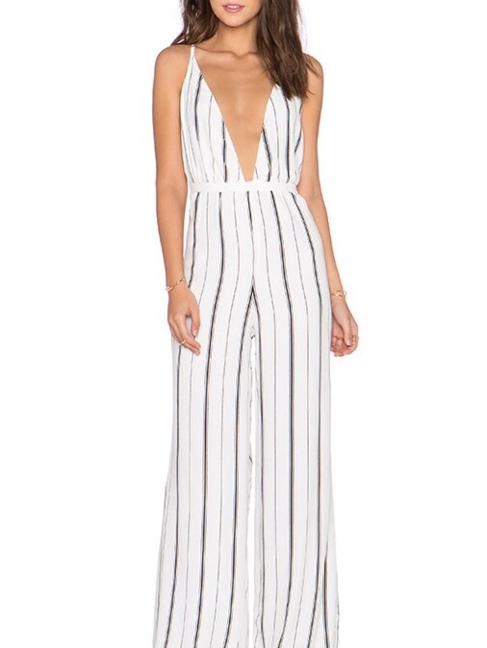 FAITHFULL THE BRAND Shutterbabe Jumpsuit in St Barths Stripe